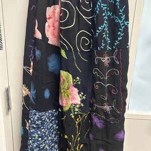 Sacred Threads Patchwork Floral Skirt